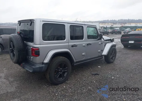 2020 Jeep Wrangler Unlimited Sahara Altitude 4X4 from USA, damaged, VIN 1C4HJXEG0LW282477
